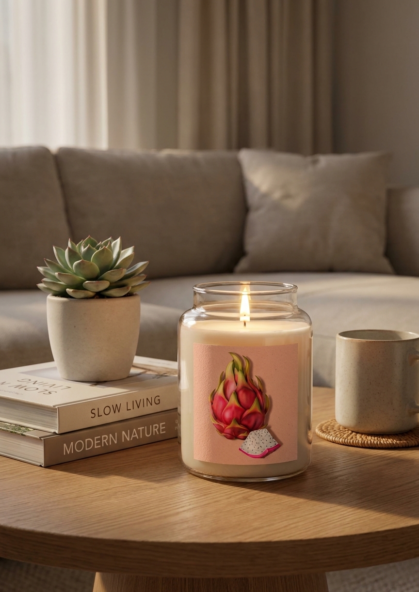 Dragon Fruit — scented candle concept