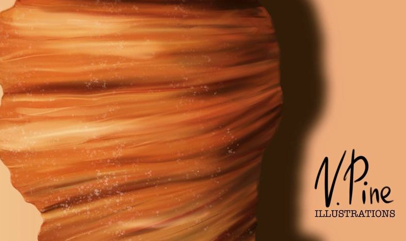 Flaky layers — detail